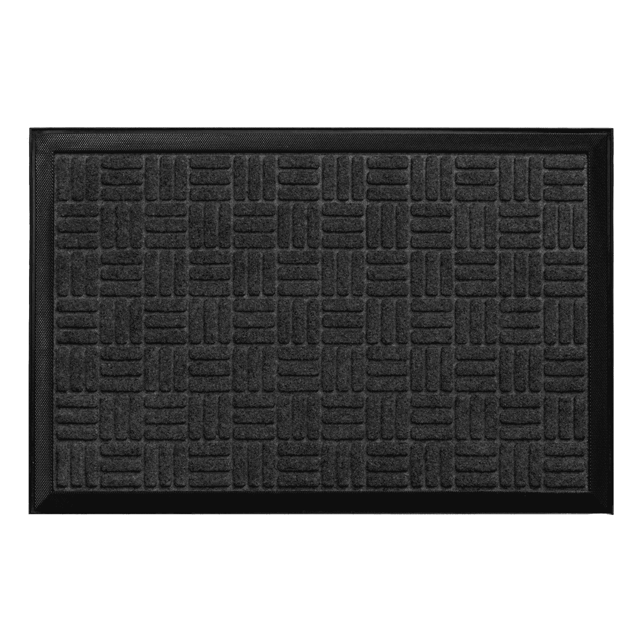 Felpudo de goma moqueta antideslizante Columbia Cuadrados 40x60cm