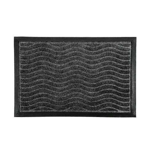 Felpudo de goma moqueta antideslizante Cipri- Ondas