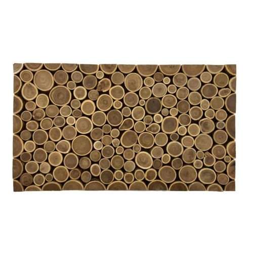 felpudo de madera natural 100% ecológico