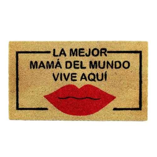 Felpudo de coco antideslizante 40x70 - Feliz día Mamá