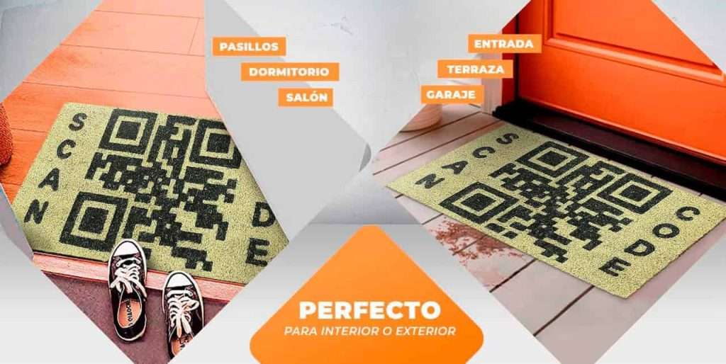 Felpudo de coco antideslizante 40x70 - Código QR - Imagen 5
