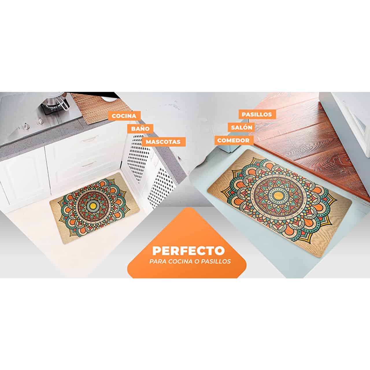 Alfombra multiusos Novofloor 40x70 - Mandala3 - Imagen 6