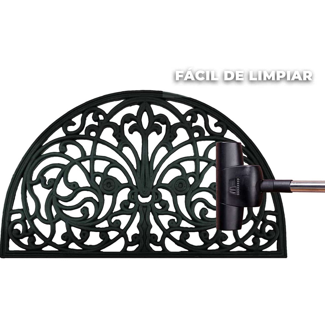 Felpudo de goma 45x75 antideslizante Toledo - Semiluna - Imagen 6