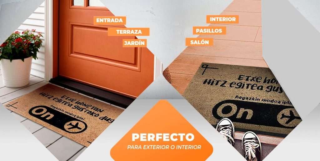 Felpudo de coco Etxe Honetan 40x70 | Luca Home - Imagen 5