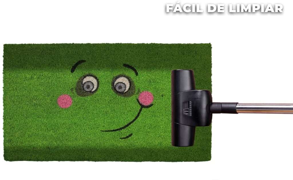 Felpudo de coco antideslizante 40x70 - Cara feliz - Imagen 6