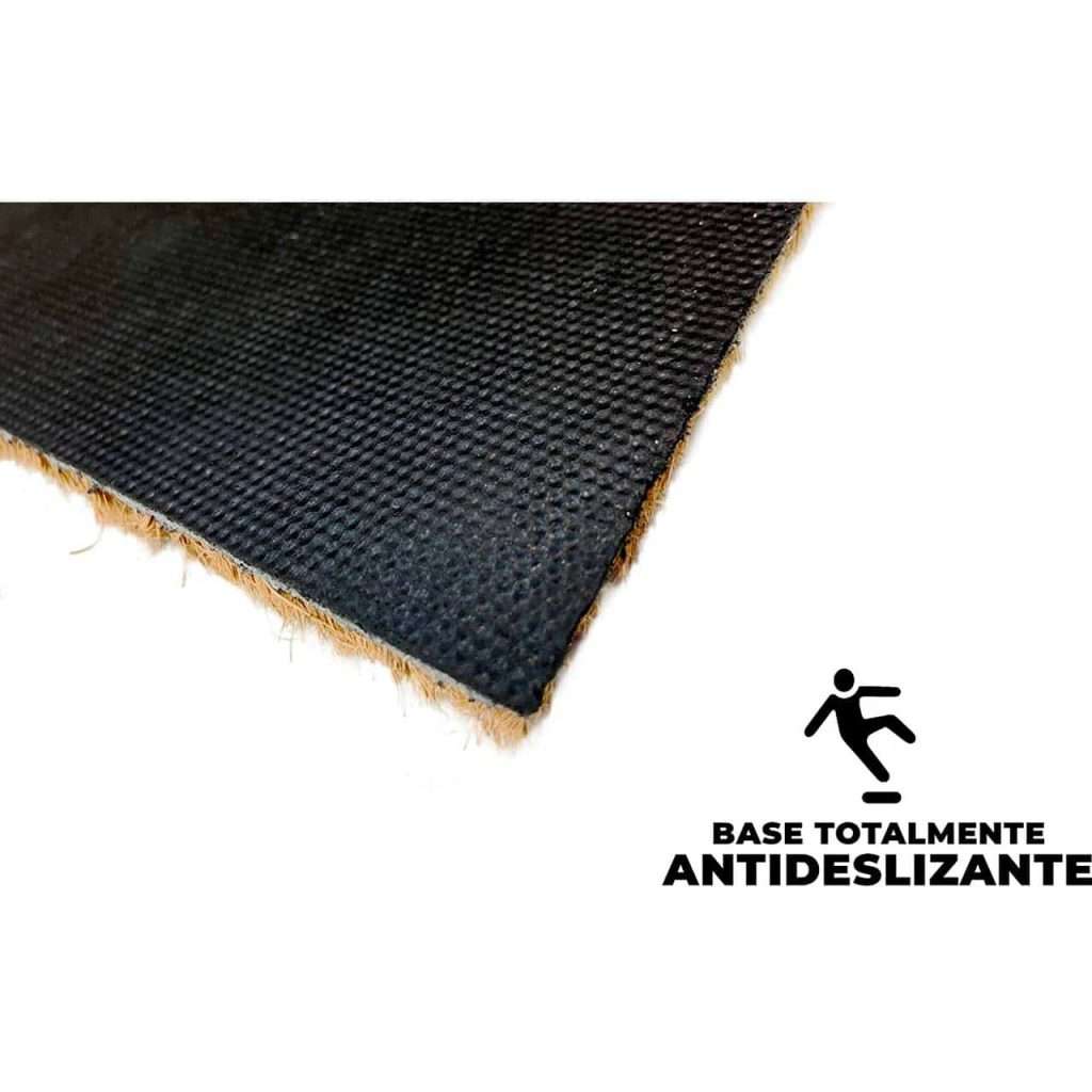 Felpudo de coco antideslizante 40x70 - Bienvenido en varios idiomas - Imagen 4
