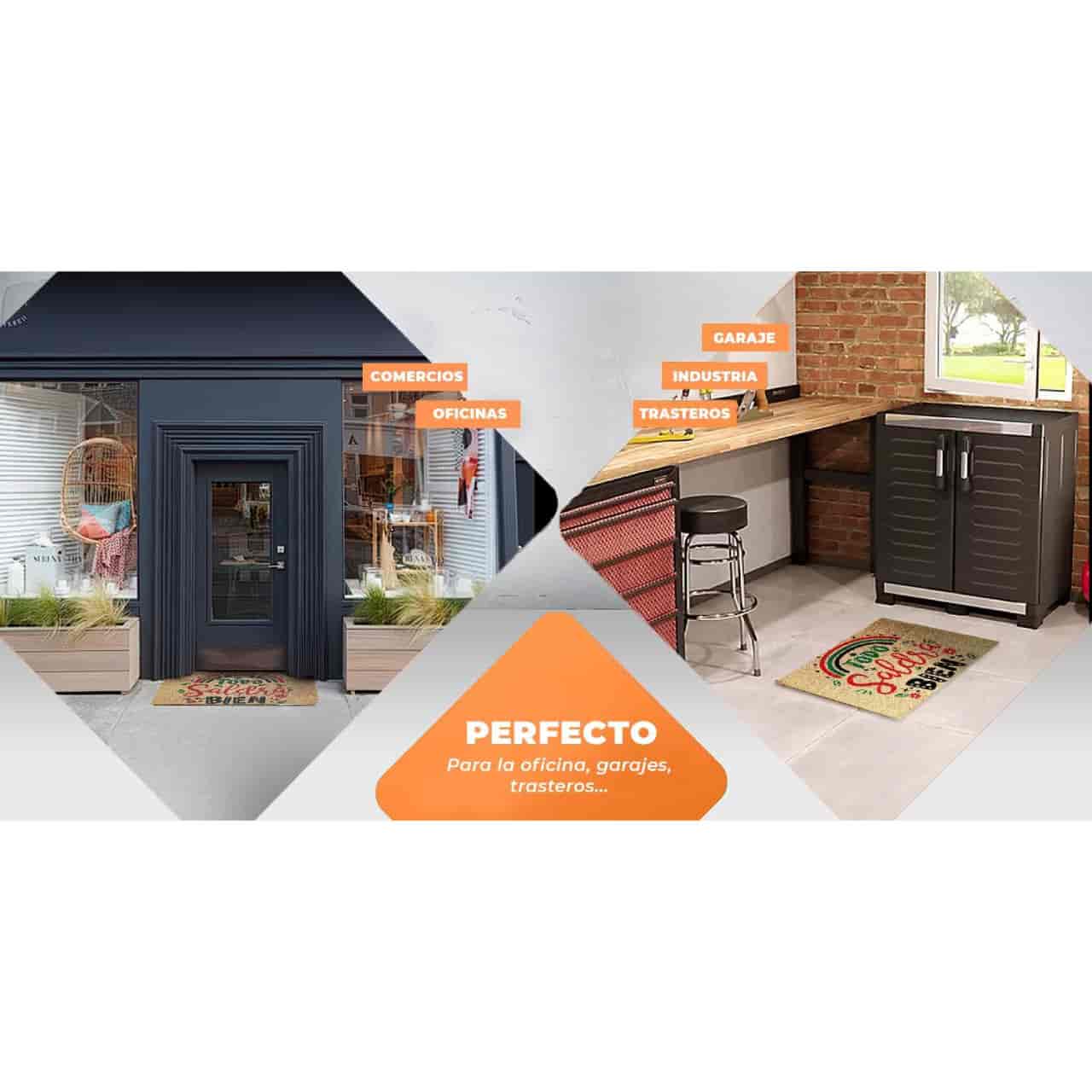 Felpudo de coco antideslizante 40x70 - Todo saldrá bien - Imagen 6