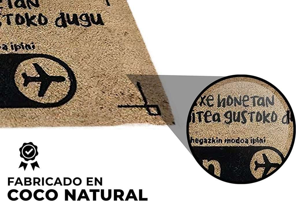 Felpudo de coco Etxe Honetan 40x70 | Luca Home - Imagen 3