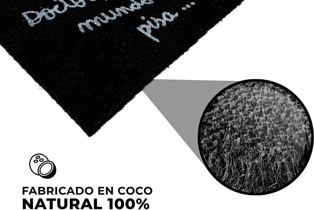Felpudo de coco antideslizante 40x70 - Doctor todo el mundo me pisa - Imagen 3