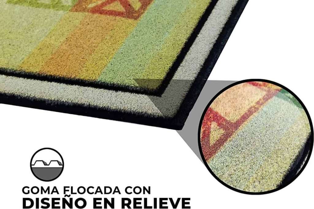 Felpudo goma flocada 40x70 antideslizante Arizona - Imagen 3