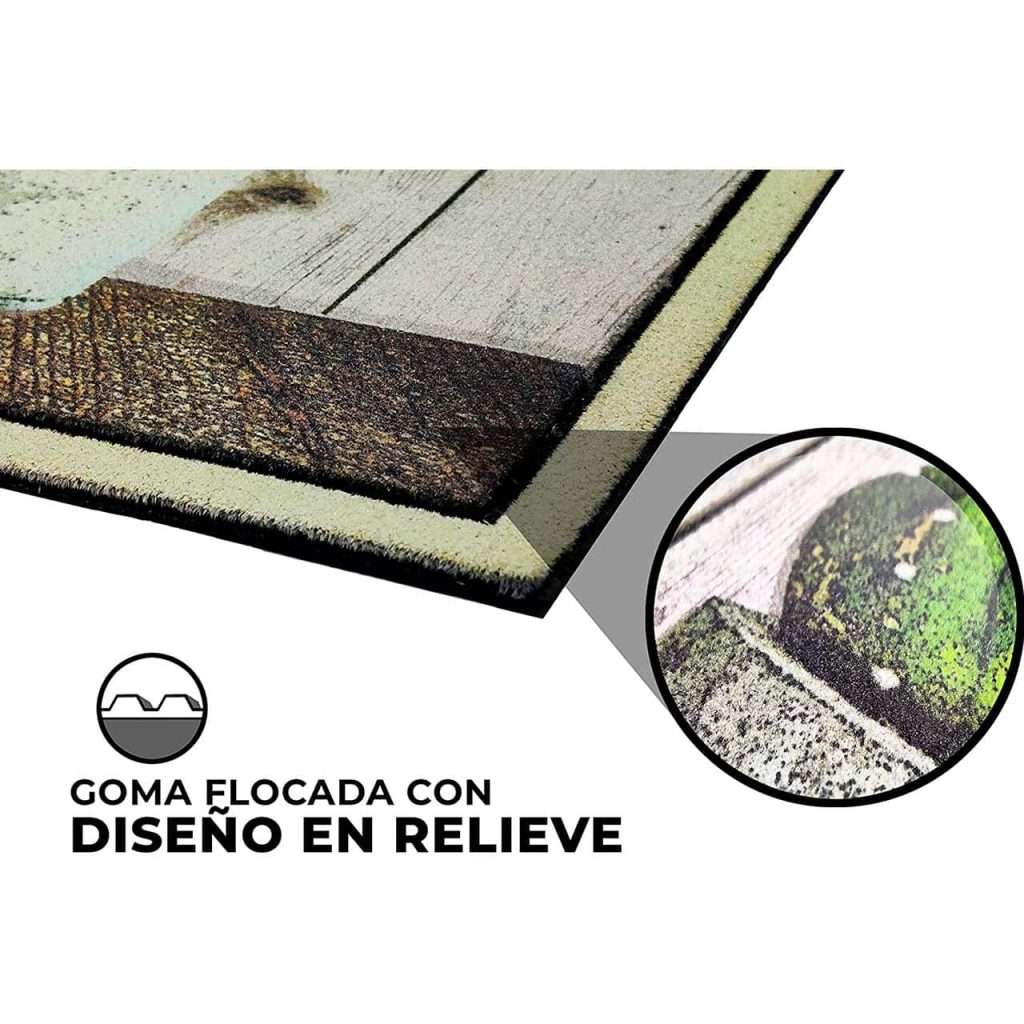 Felpudo goma flocada 40x70 antideslizante Arizona - Imagen 3