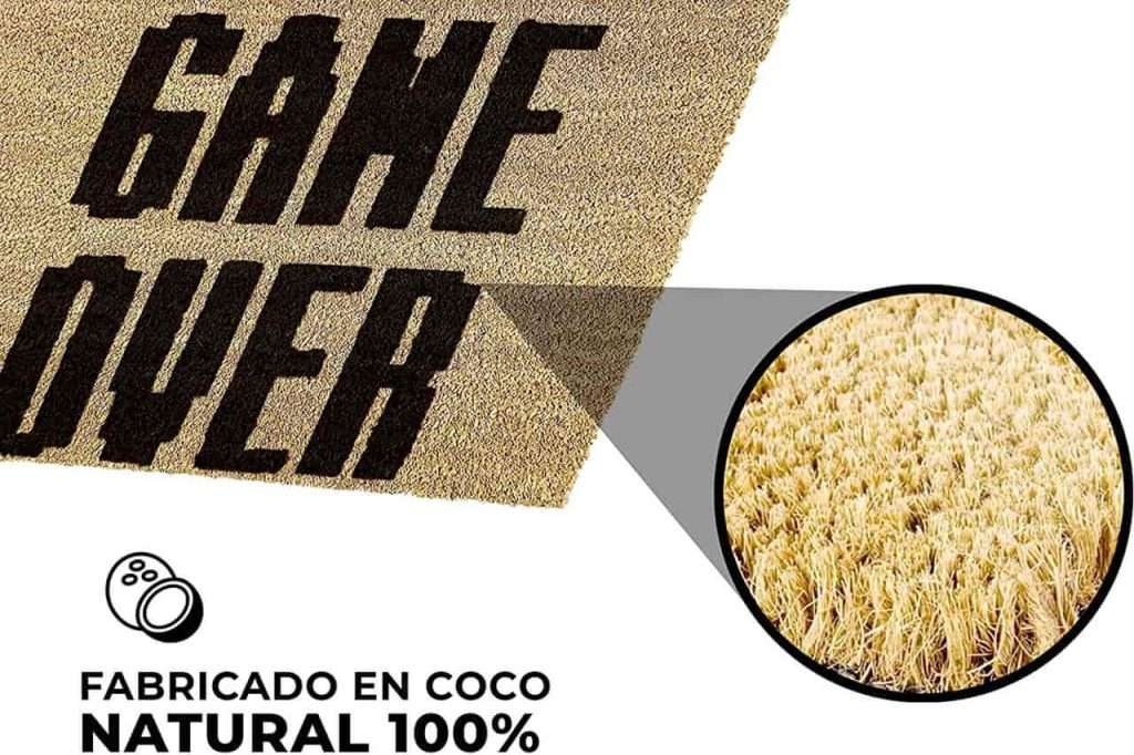 Felpudo de coco antideslizante 40x70 - Game Over - Imagen 3