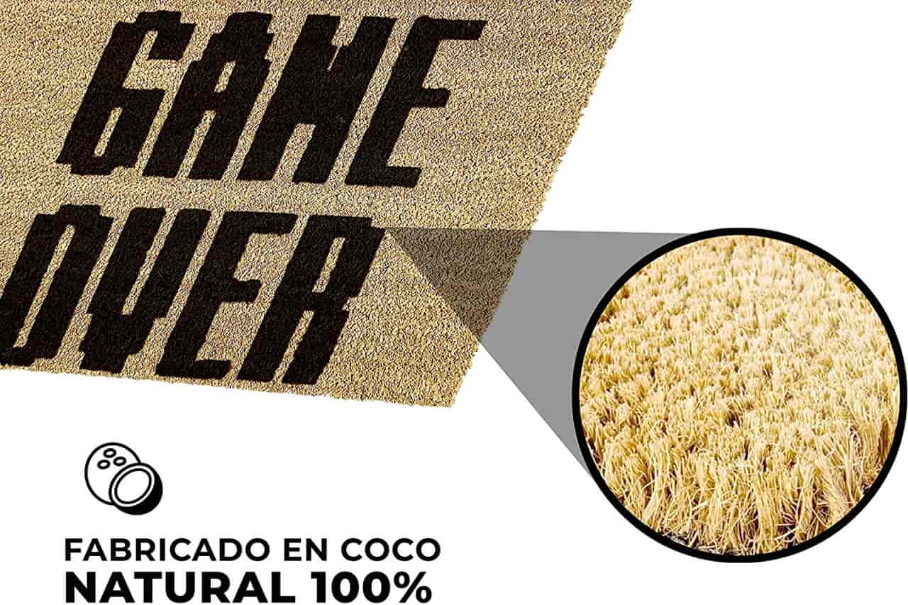 Felpudo de coco antideslizante 40x70 - Game Over - Imagen 3