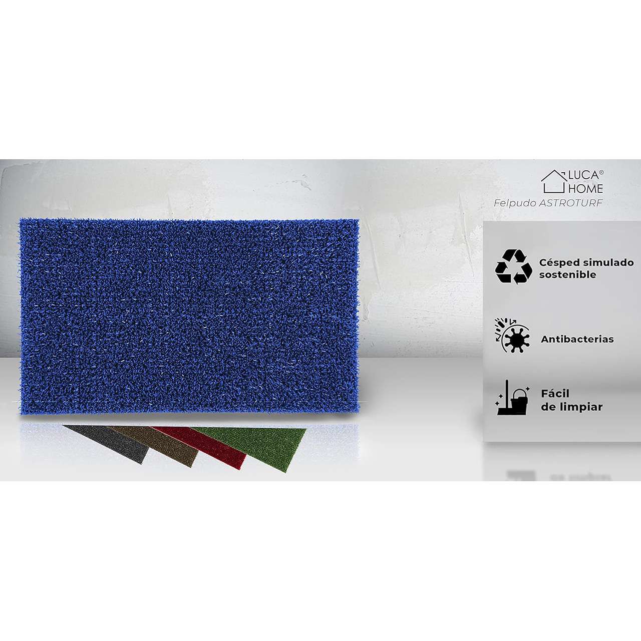 felpudo astroturf en varios colores