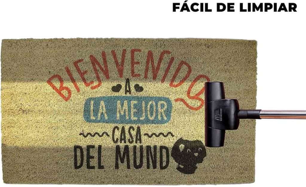 Felpudo de coco antideslizante 40x70 – mejor casa del mundo - Imagen 6
