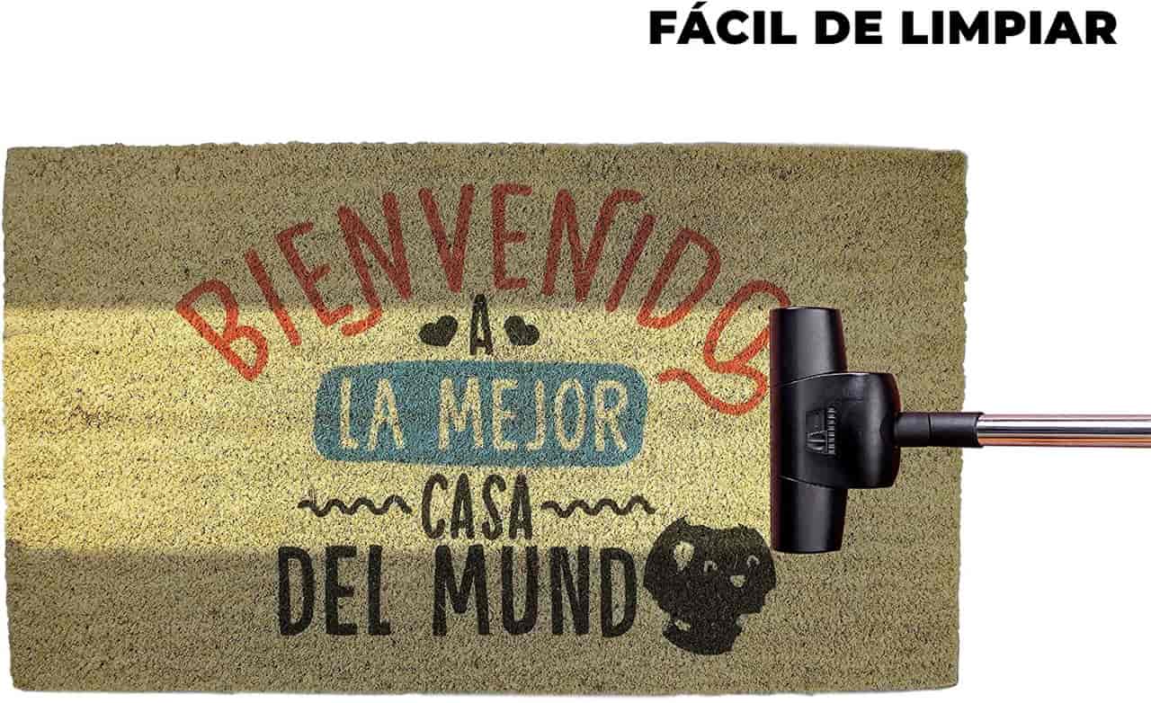Felpudo de coco antideslizante 40x70 – mejor casa del mundo - Imagen 6