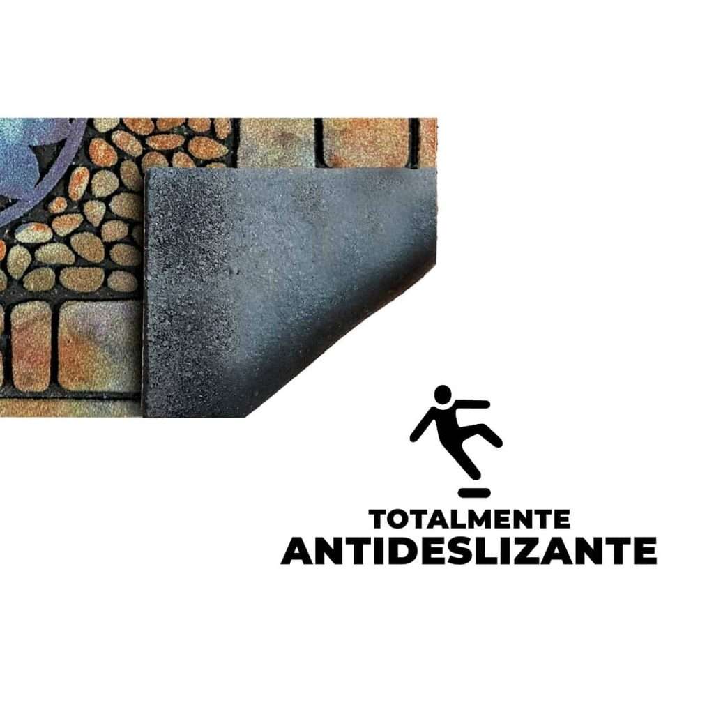 Felpudo goma flocada 45x75 antideslizante Texas - Imagen 4