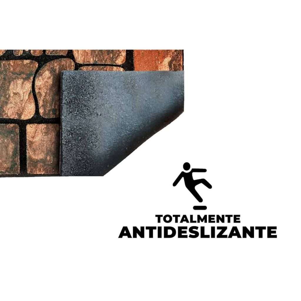 Felpudo goma flocada 45x75 antideslizante Texas - Imagen 4
