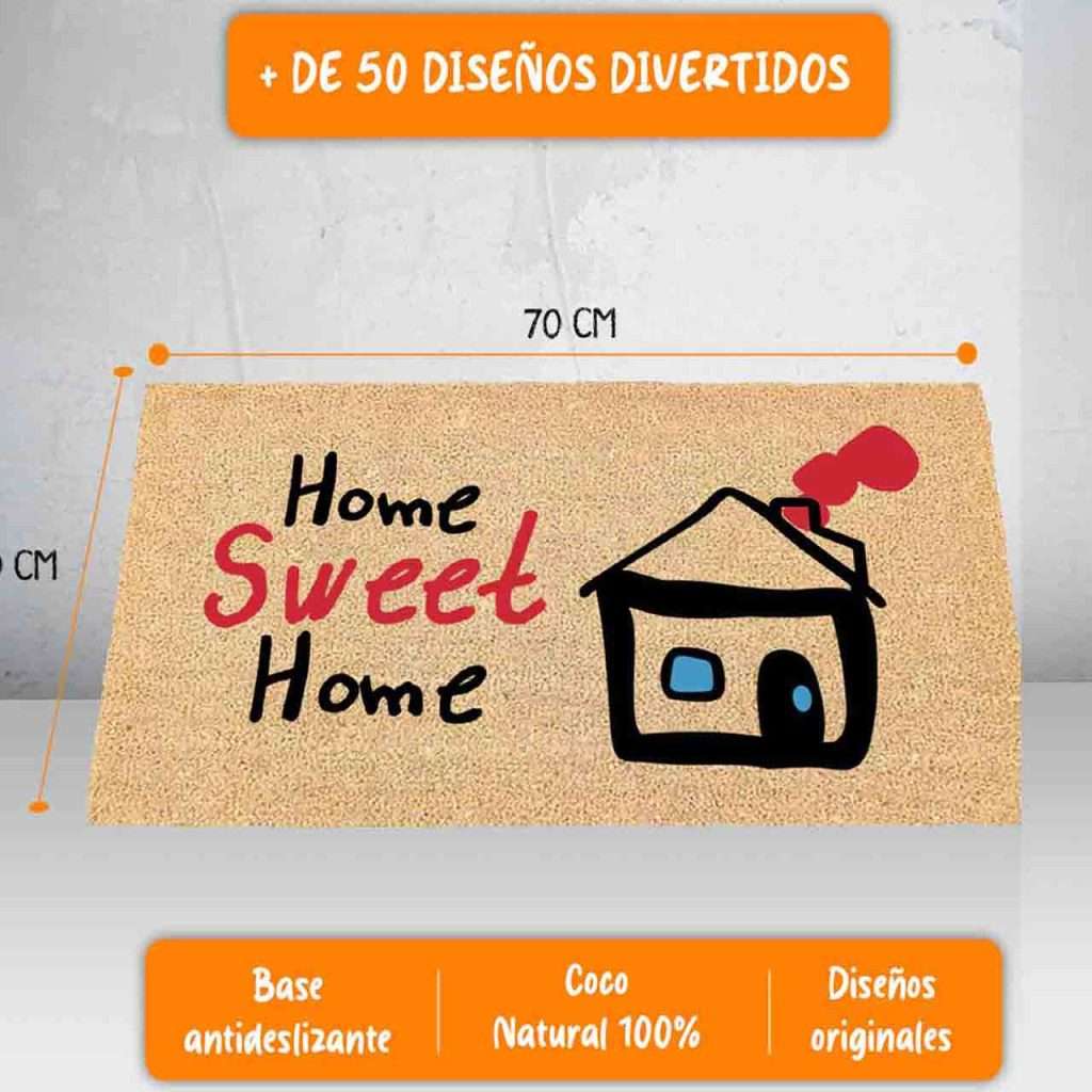 Felpudo para la entrada de casa divertido y barato