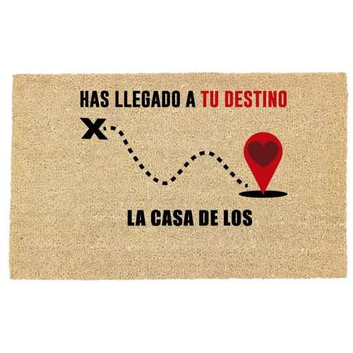 Felpudo de coco personalizado 40x70 - Destino