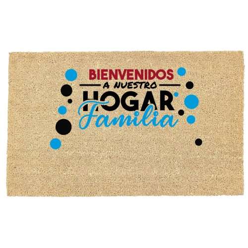 Felpudo de coco personalizado 40x70 - Nuestro Hogar