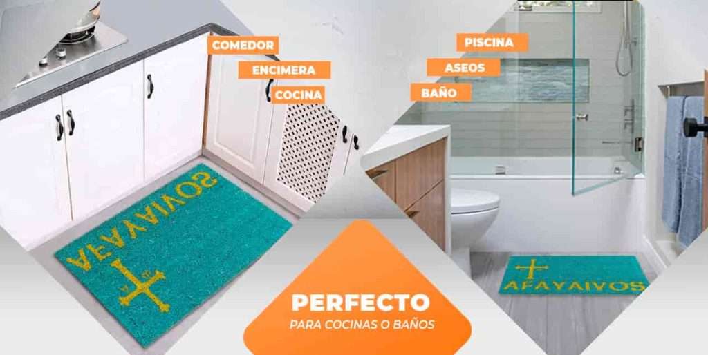 Felpudo de coco antideslizante 40x70 - Afayaivos - Imagen 5