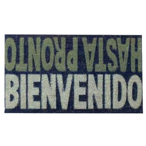Felpudo de coco antideslizante 40x70 - Bienvenido y hasta pronto