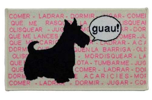 Felpudo moqueta 40x70 antideslizante mascotas – Perro