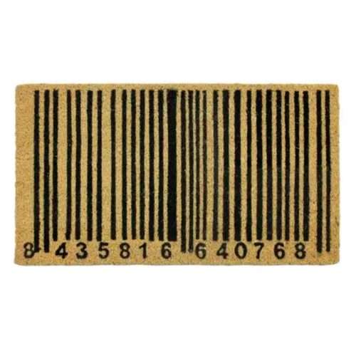 Felpudo de coco antideslizante 40x70 - Codigo Barras