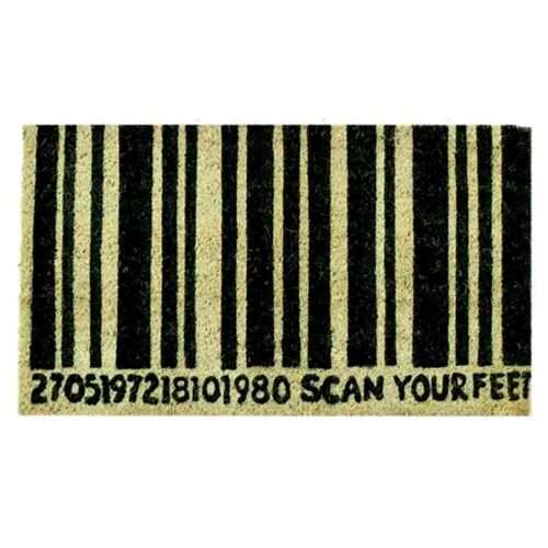 Felpudo de coco antideslizante 40x70 - Código Barras