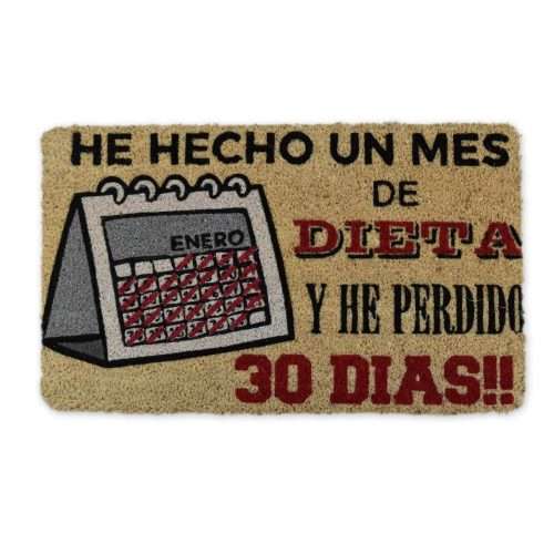 Felpudo de coco antideslizante 40x70 - He hecho un mes de dieta