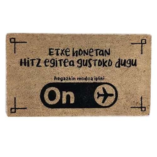 Felpudo de coco Etxe Honetan 40x70 | Luca Home