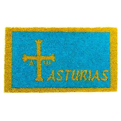 Felpudo de coco antideslizante 40x70 - Asturias cruz