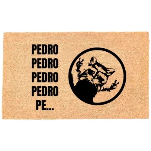 Felpudo de coco con dibujo Pedro Pedro 40x70