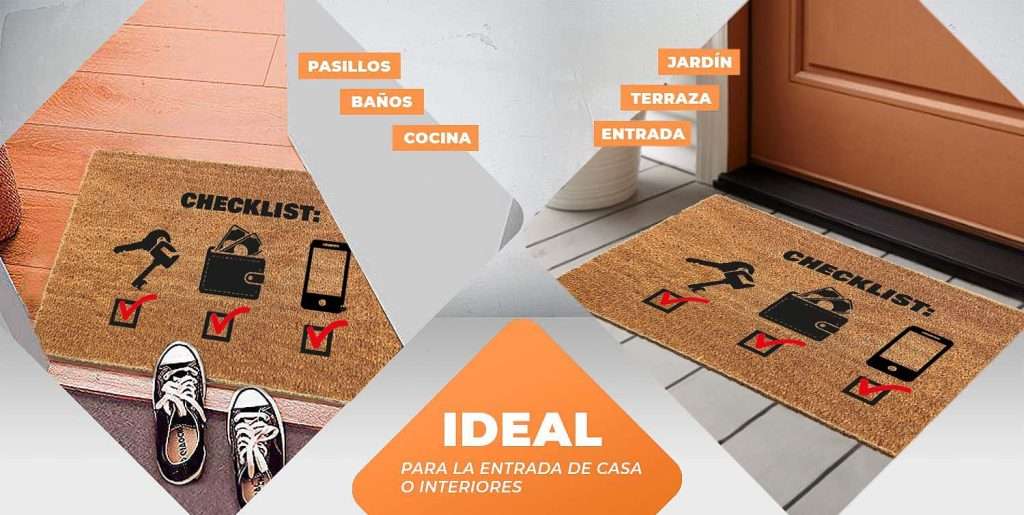 Felpudo de coco antideslizante 40x70 – Checklist - Imagen 5