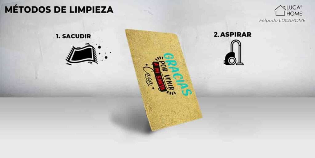 Felpudo de coco antideslizante 40x70 – Mi santa casa - Imagen 7