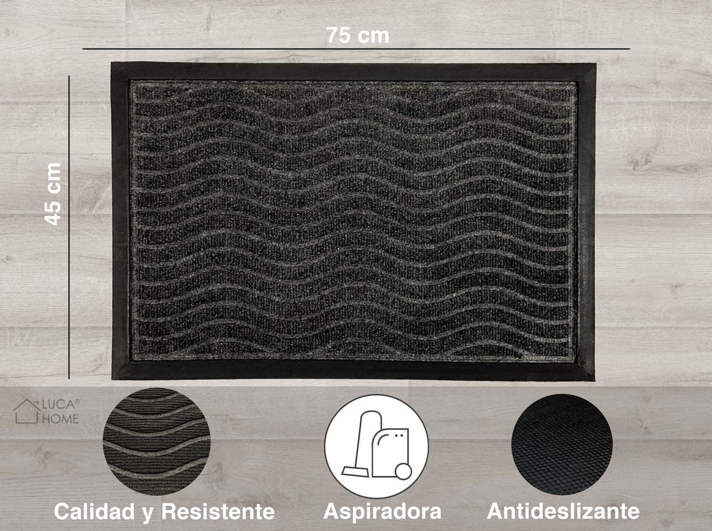 Felpudo CIPRO de Goma & PVC varios tamaños, colores y formas base antideslizante