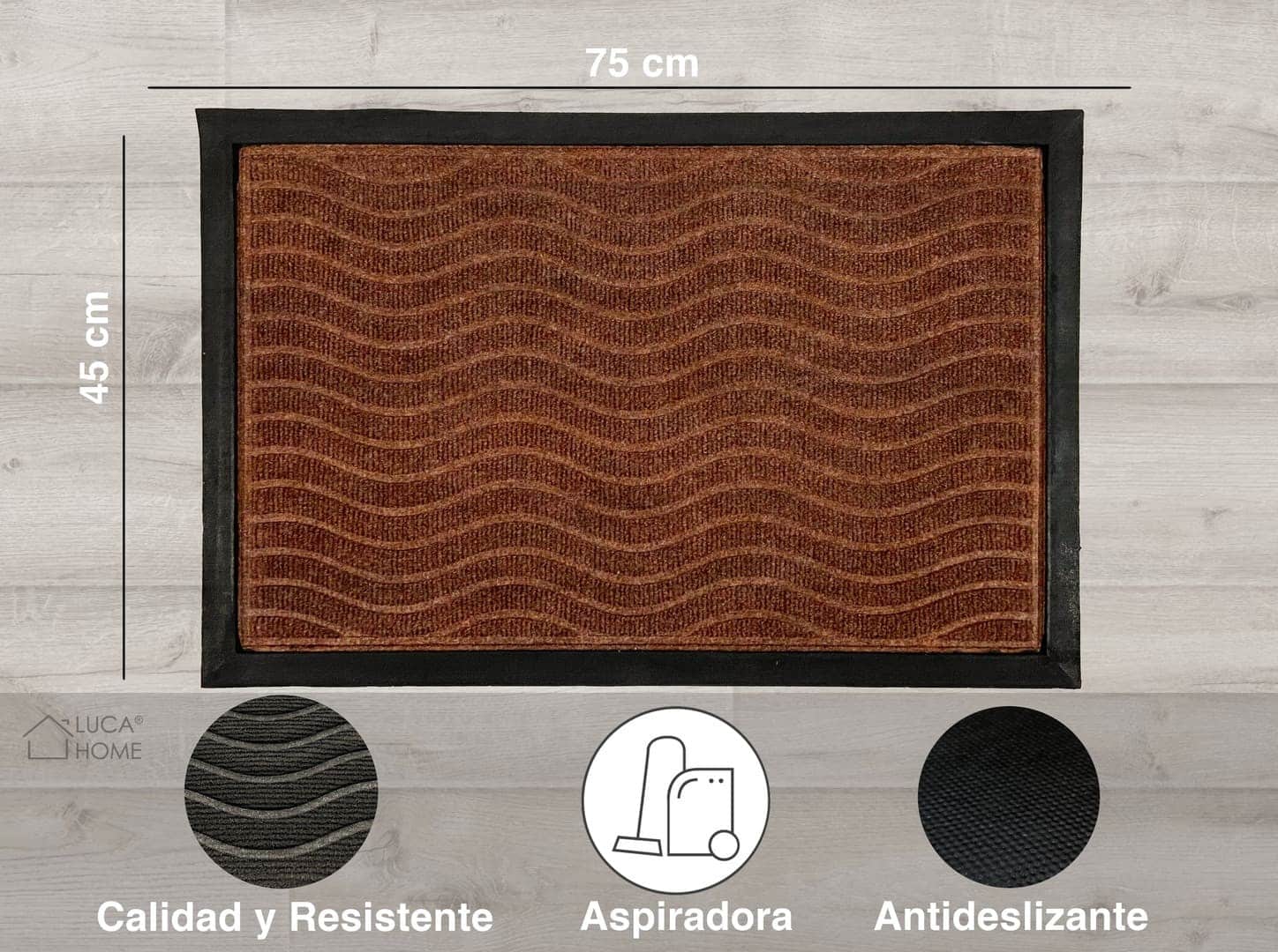 Felpudo CIPRO de Goma & PVC varios tamaños, colores y formas base antideslizante