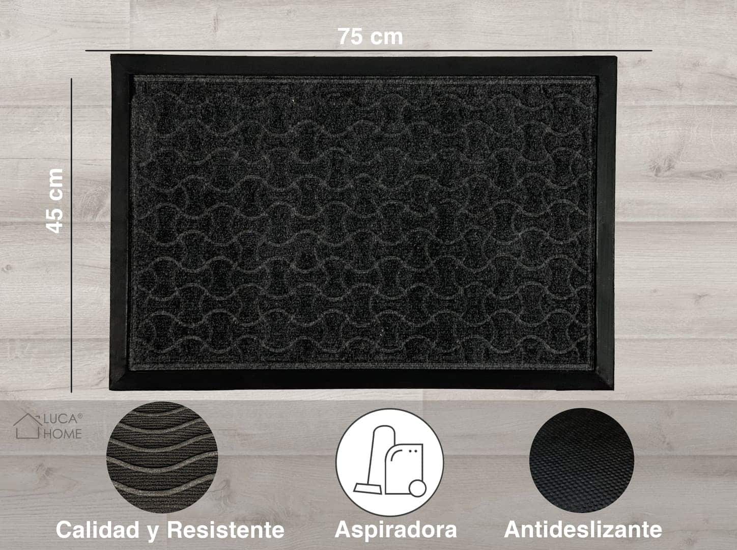 Felpudo CIPRO de Goma & PVC varios tamaños, colores y formas base antideslizante