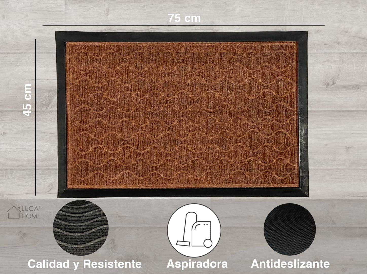 Felpudo CIPRO de Goma & PVC varios tamaños, colores y formas base antideslizante