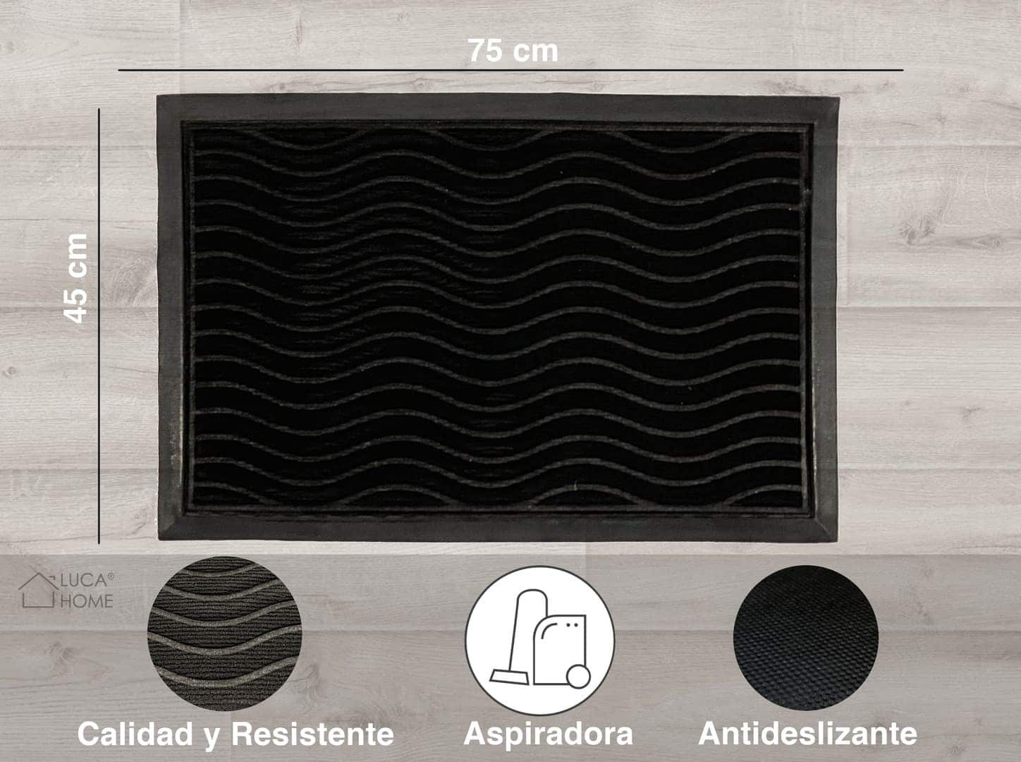 Felpudo CIPRO de Goma & PVC varios tamaños, colores y formas base antideslizante