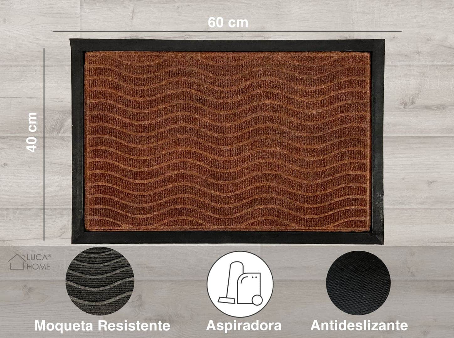 Felpudo CIPRO de Goma & PVC varios tamaños, colores y formas base antideslizante