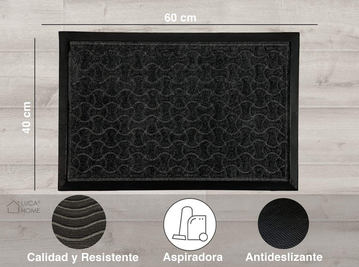 Felpudo CIPRO de Goma & PVC varios tamaños, colores y formas base antideslizante