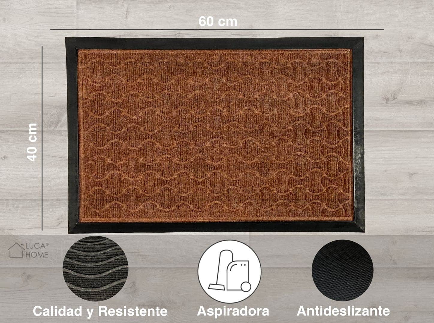 Felpudo CIPRO de Goma & PVC varios tamaños, colores y formas base antideslizante