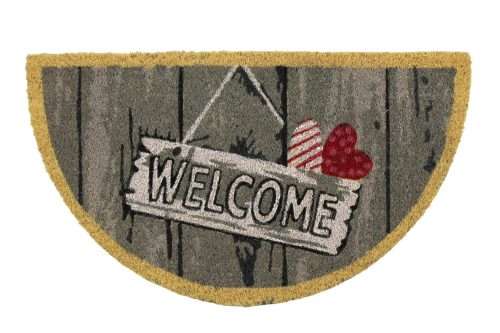 Felpudo de coco 70x40 base antideslizante, felpudo "Welcome"