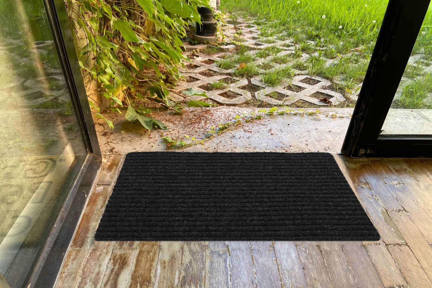 Felpudo Canadá de polipropileno 40x60, varios colores base antideslizante