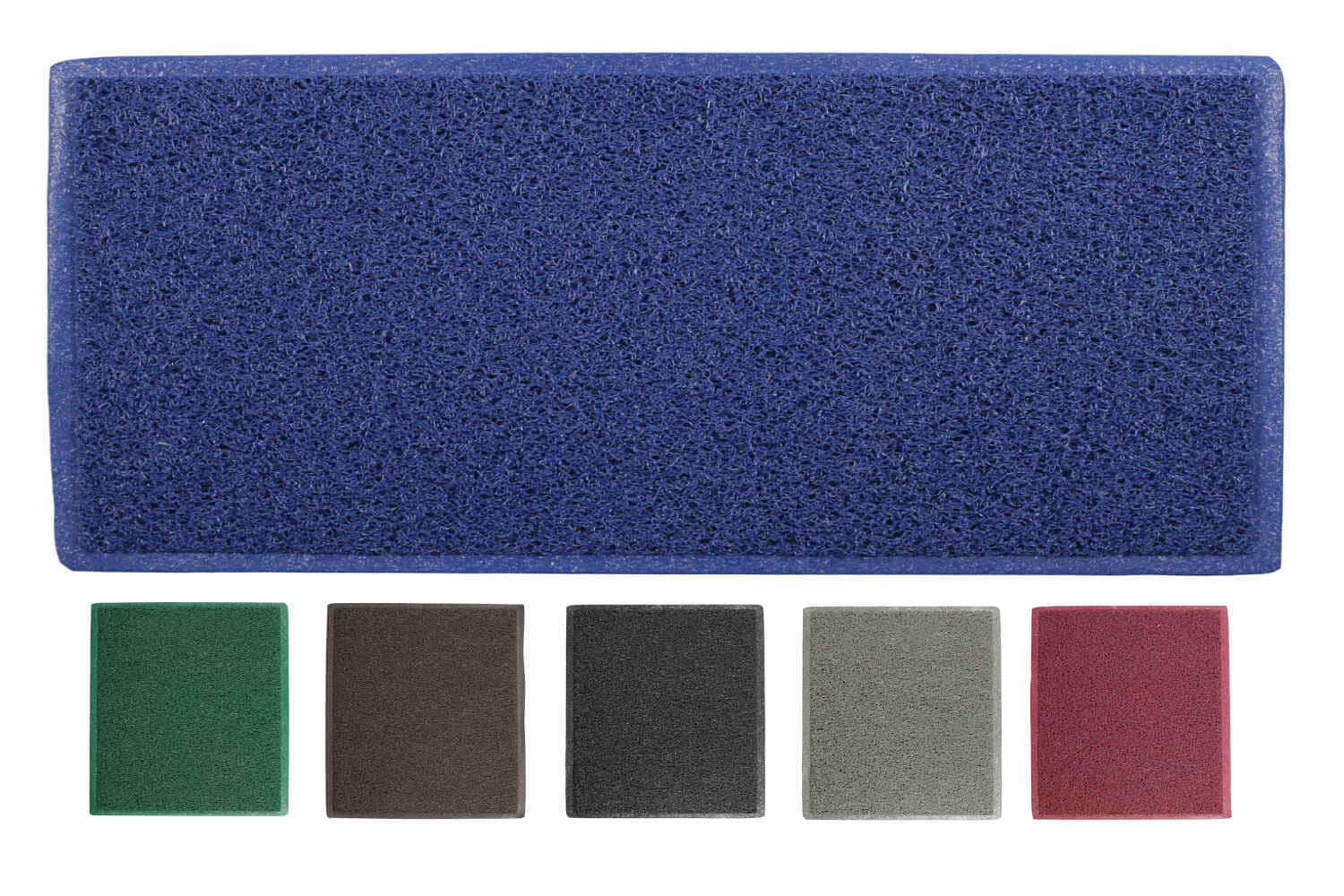 Felpudo Villena Rizo 45x75, varios colores y formas base antideslizante