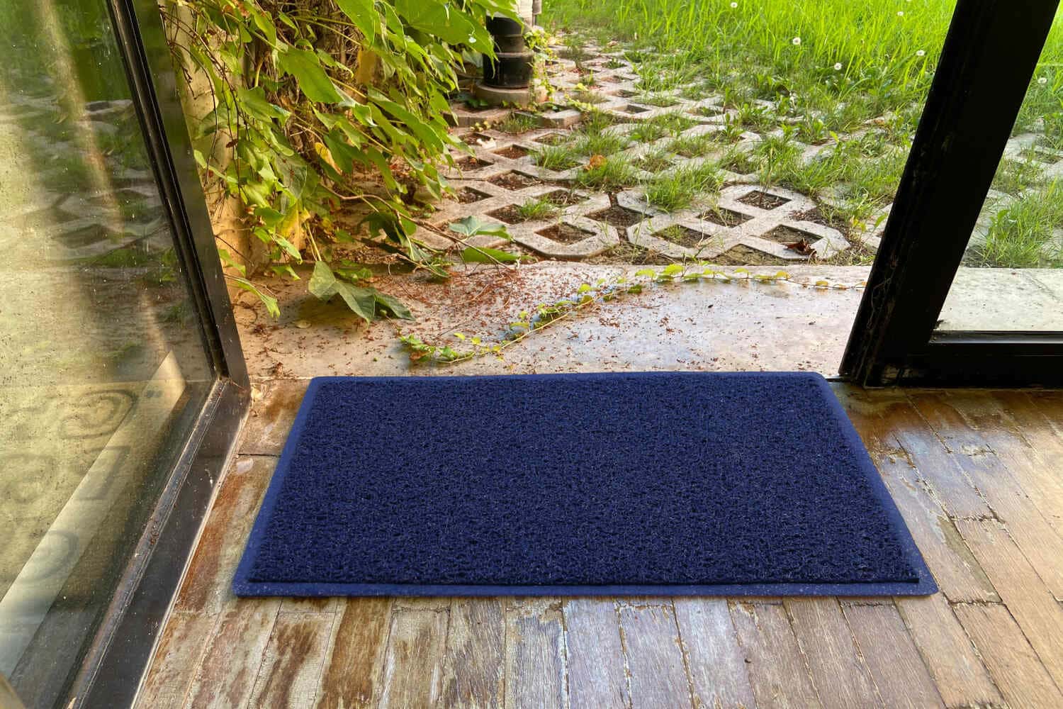 Felpudo Villena Rizo 45x75, varios colores y formas base antideslizante