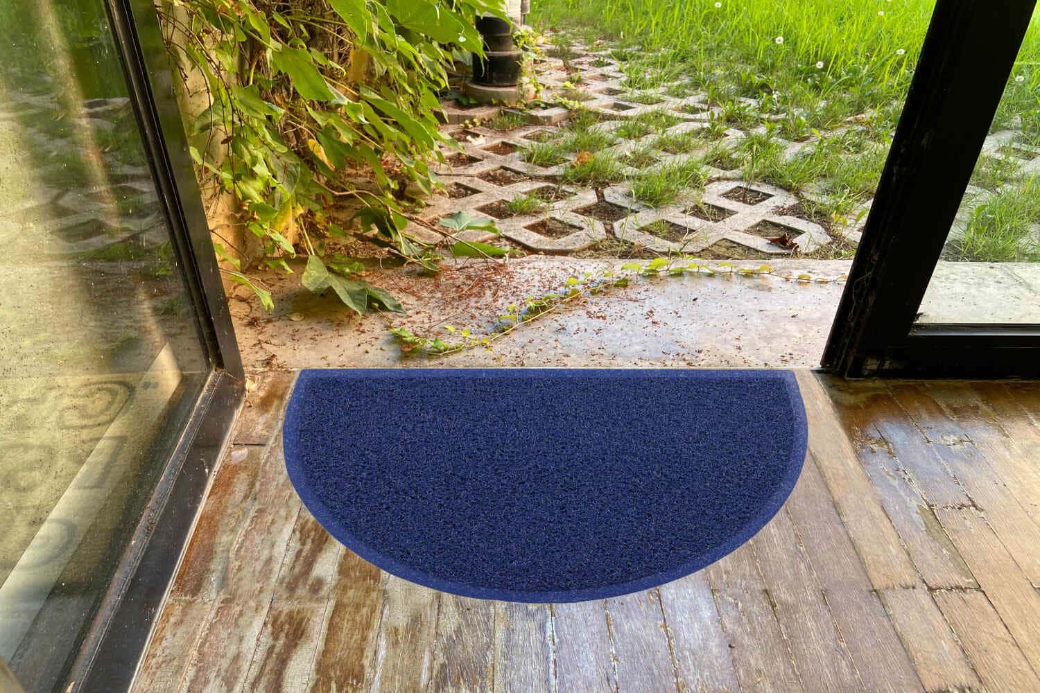 Felpudo Villena Rizo 45x75, varios colores y formas base antideslizante