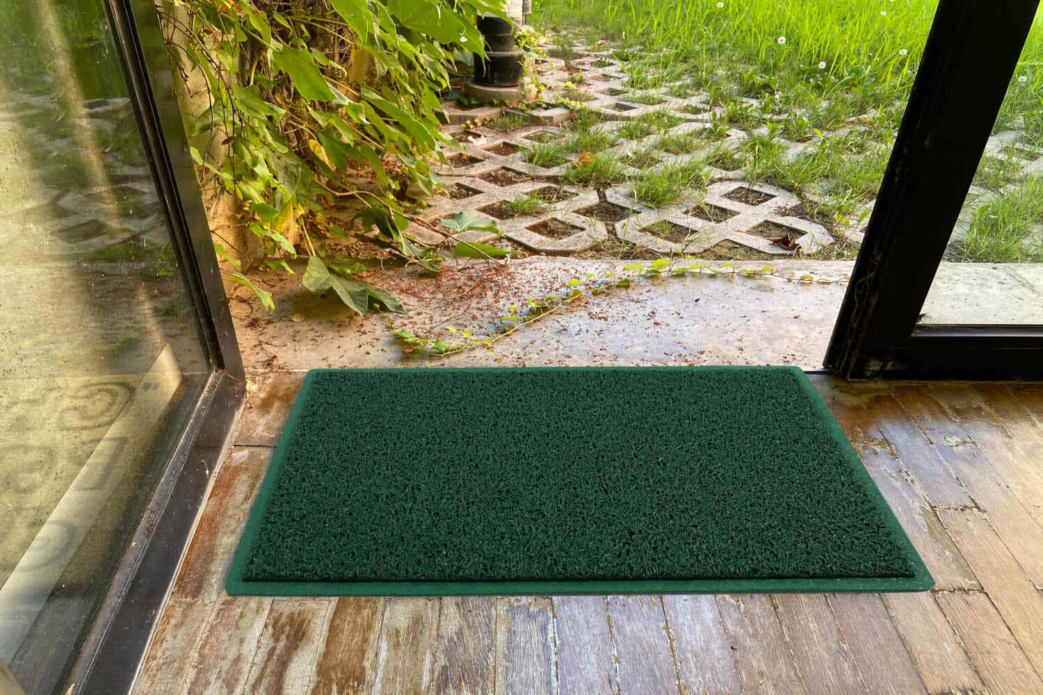 Felpudo Villena Rizo 45x75, varios colores y formas base antideslizante